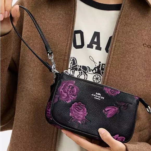 NWT ๐ค๐ Coach Nolita 19 w/ Floral Print ๐๐ค - Picture 4 of 5